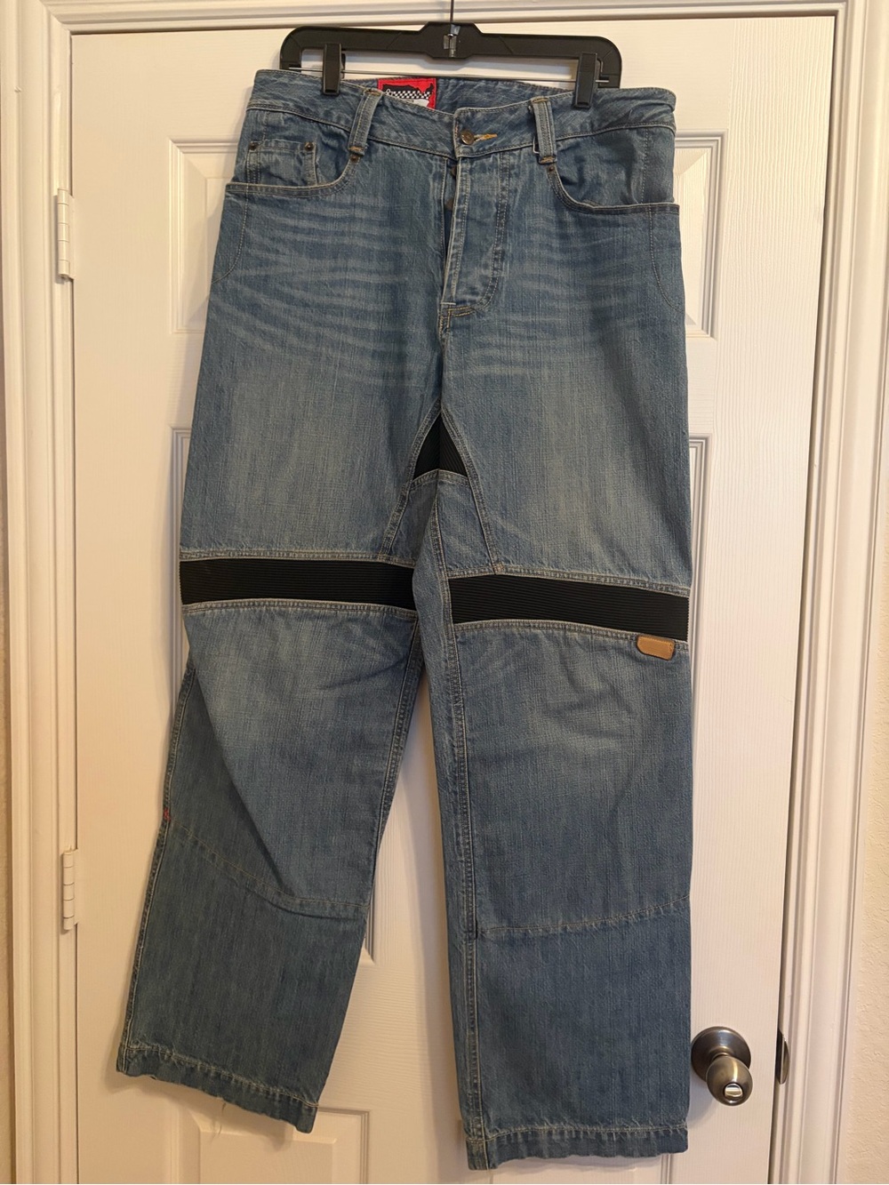 Men’s Icon Victory Motorcycle Pants with Knee Panels